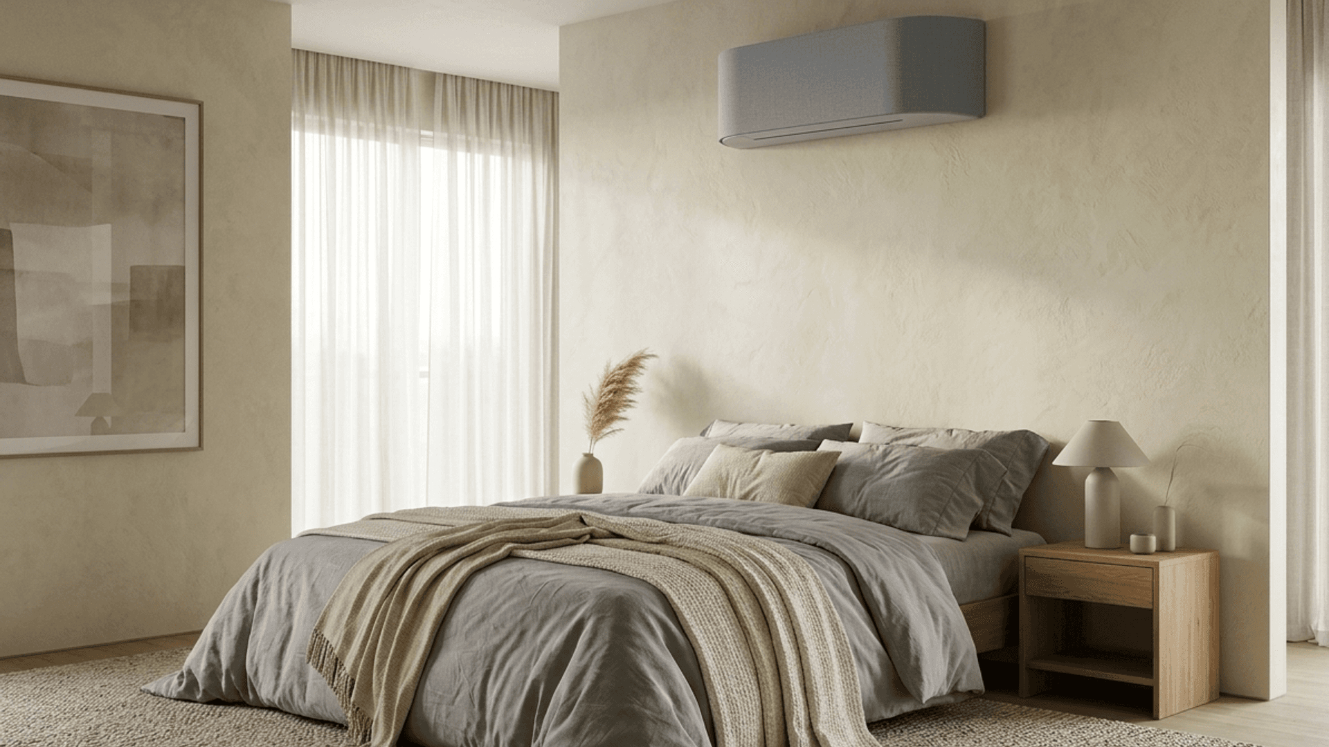 Ilmalämpöpumppu osana kodin sisustusta