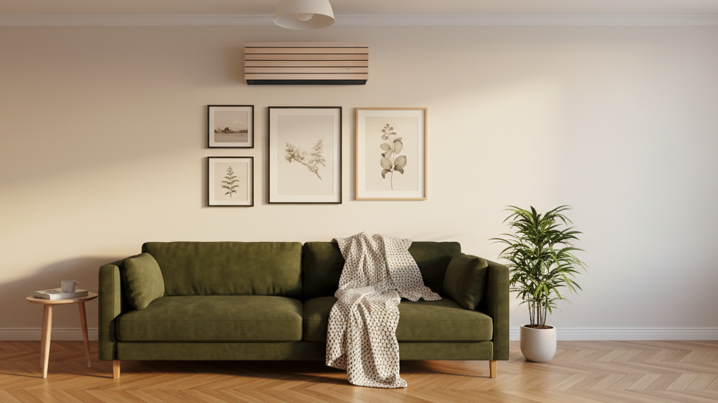 Ilmalämpöpumppu sulautuu osaksi kotia